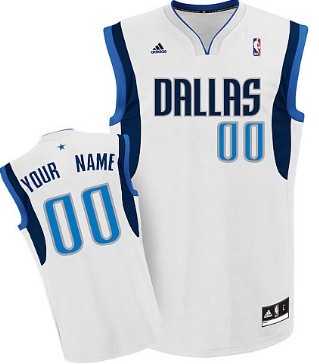 Men & Youth Customized Dallas Mavericks White Jersey->customized nba jersey->Custom Jersey